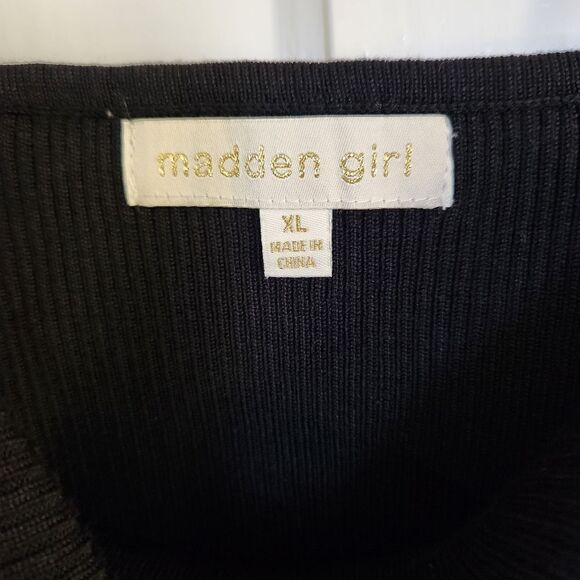 Madden Girl 2 Piece Ribbed Knit Tank Top and Biker Short Set Size XL - Picture 5 of 10